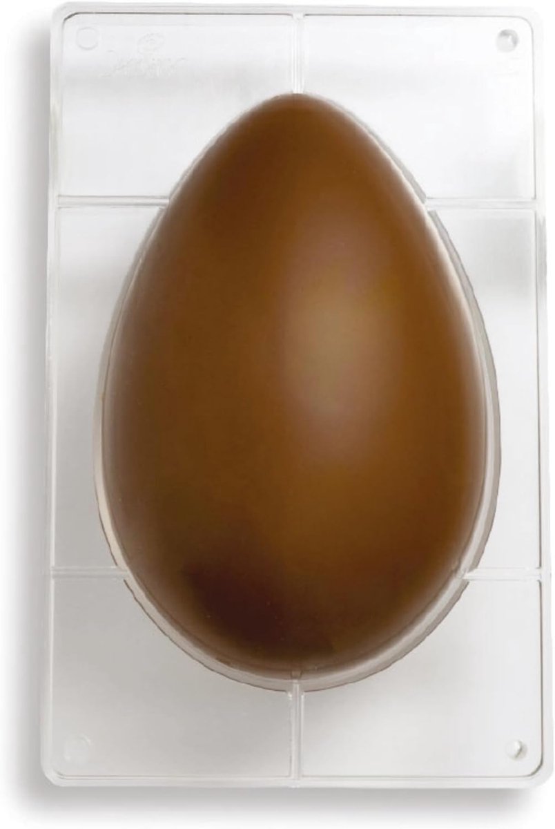 Chocolade Ei Vorm - Paasei Mallen - Zelf Chocolade Maken - Professioneel Ontwerp - 175x260mm - Transparant