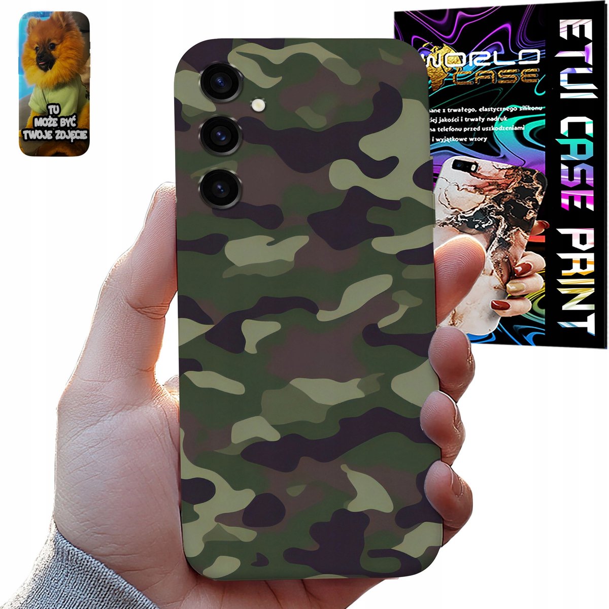 CASE SAMSUNG GALAXY S24 CAMO MILITARY COLORS SURVIVAL + FILM