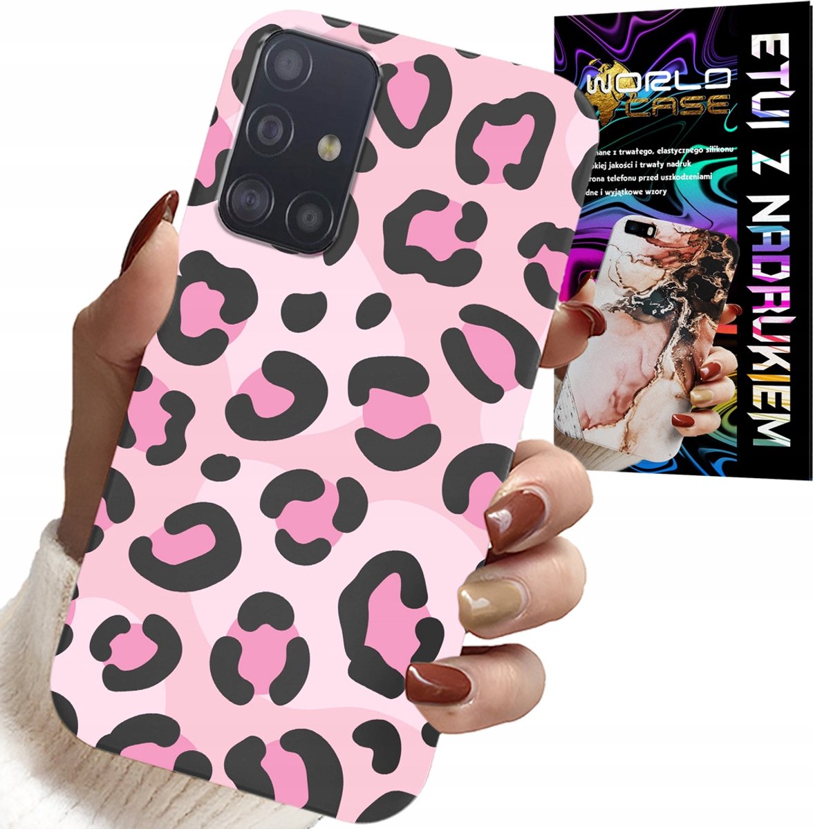 HOESJE VOOR SAMSUNG GALAXY M31S - ROZE LUIPAARD PANTHER VROUWELIJK PATROON