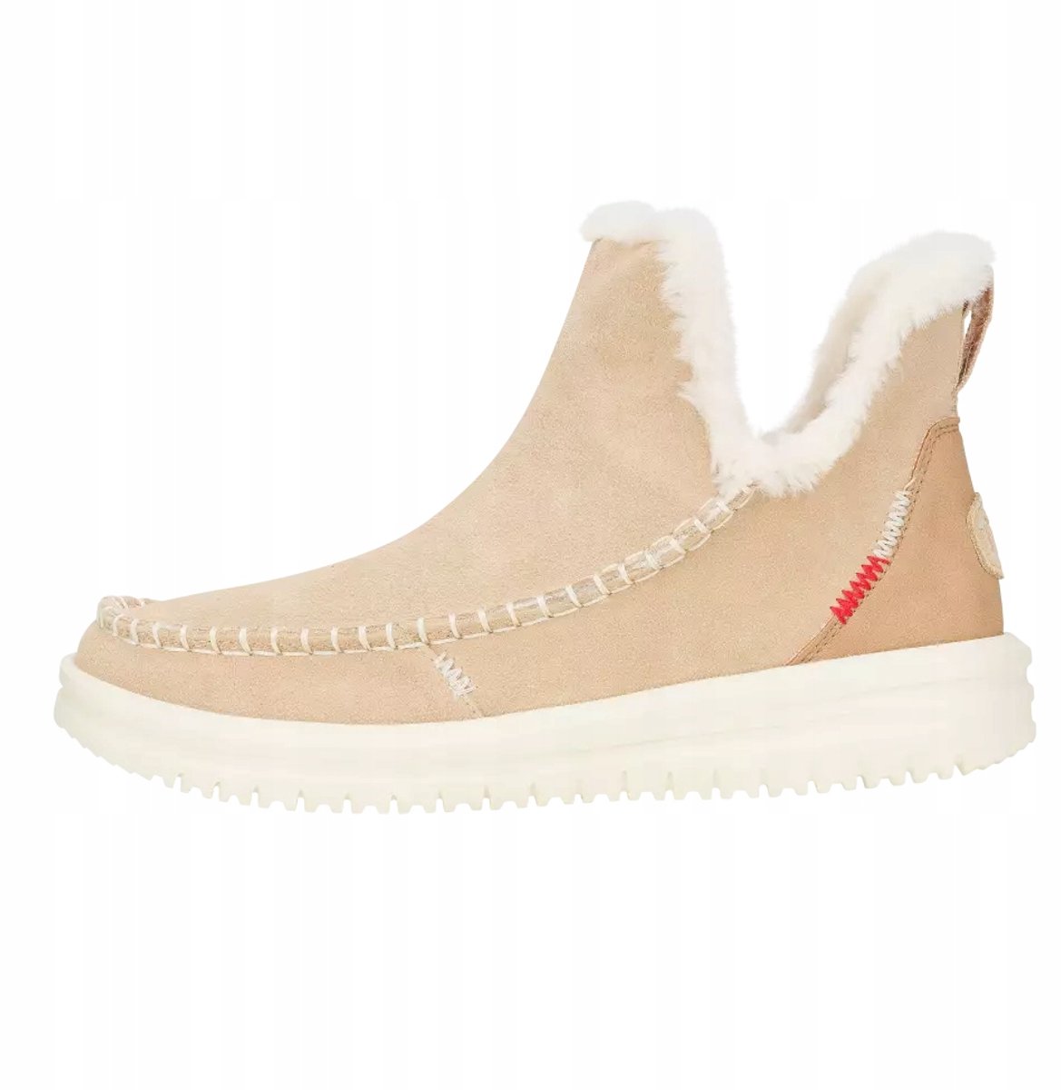 Hey Dude Camden Suede Damesschoenen Zacht Suède Synthetische Hak Uitneembaar Voetbed