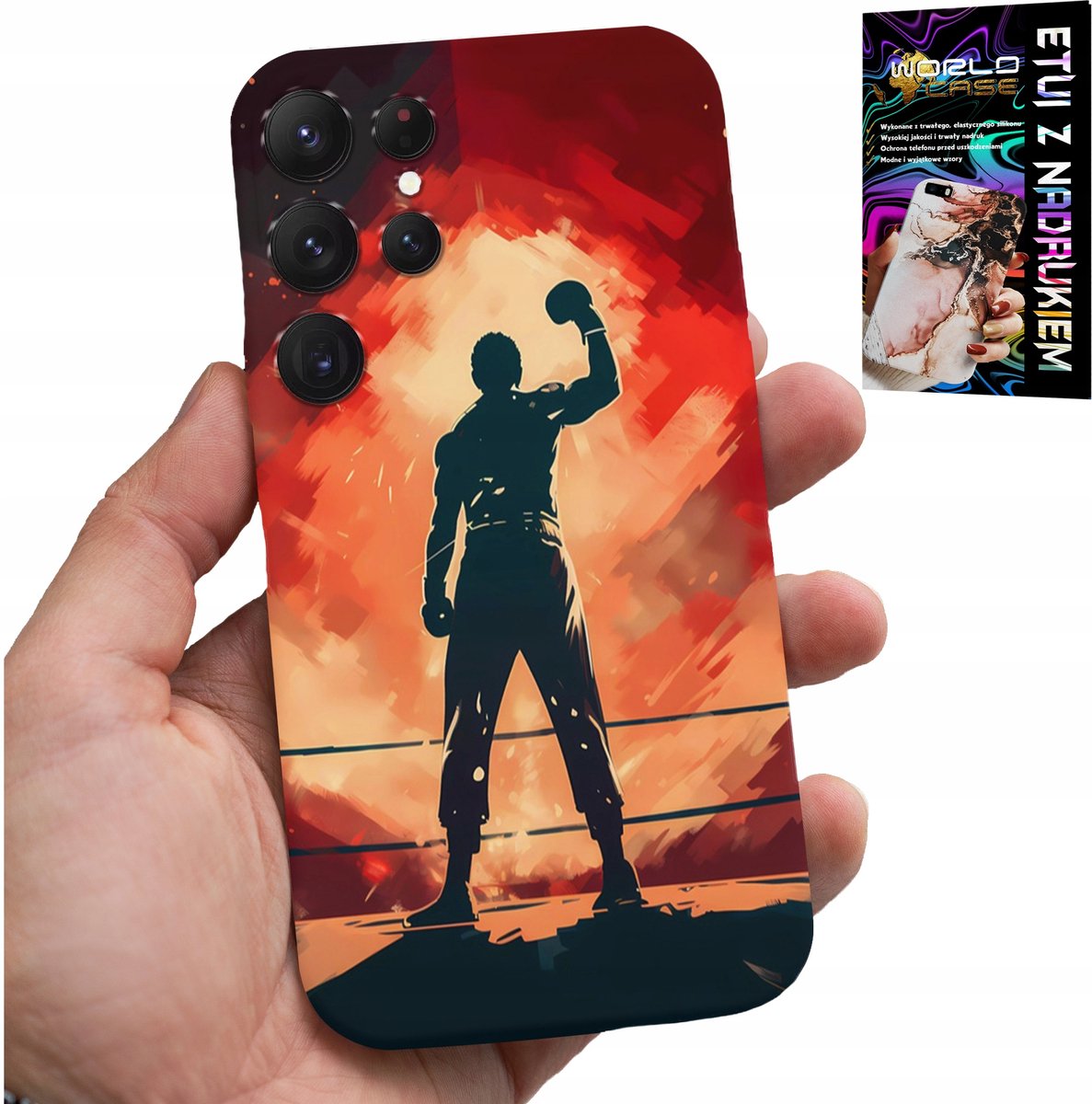 HOESJE VOOR SAMSUNG GALAXY S25 ULTRA - PATRONEN MET BOKSEN, VECHTSPORTEN EN MMA-KRIJGERS