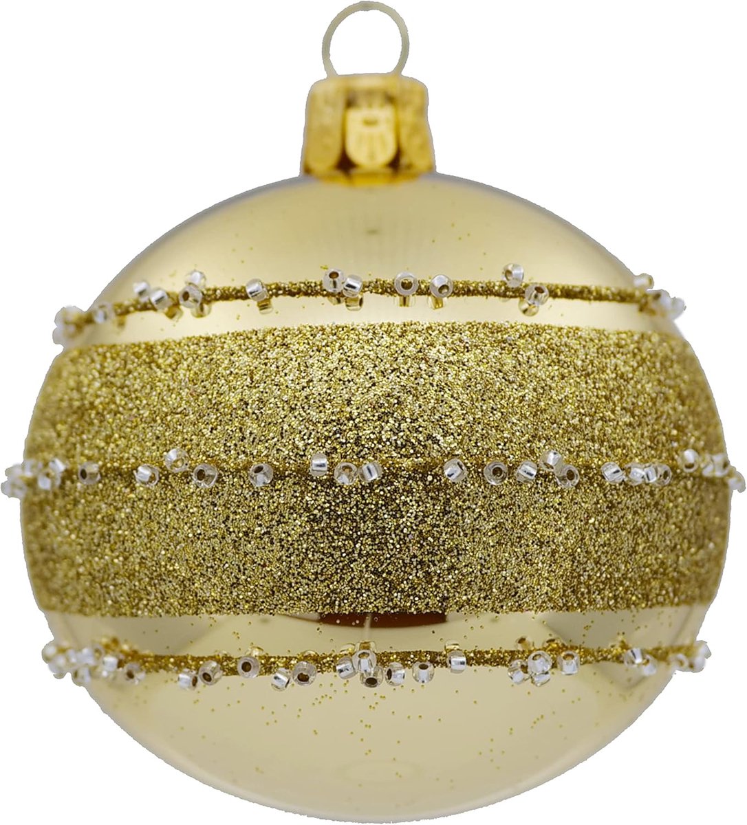 Kerstballen Set - Decoratie Ballen - Kerstboom Versieren - Mondgeblazen Glas - 7 cm Doorsnede - Goud