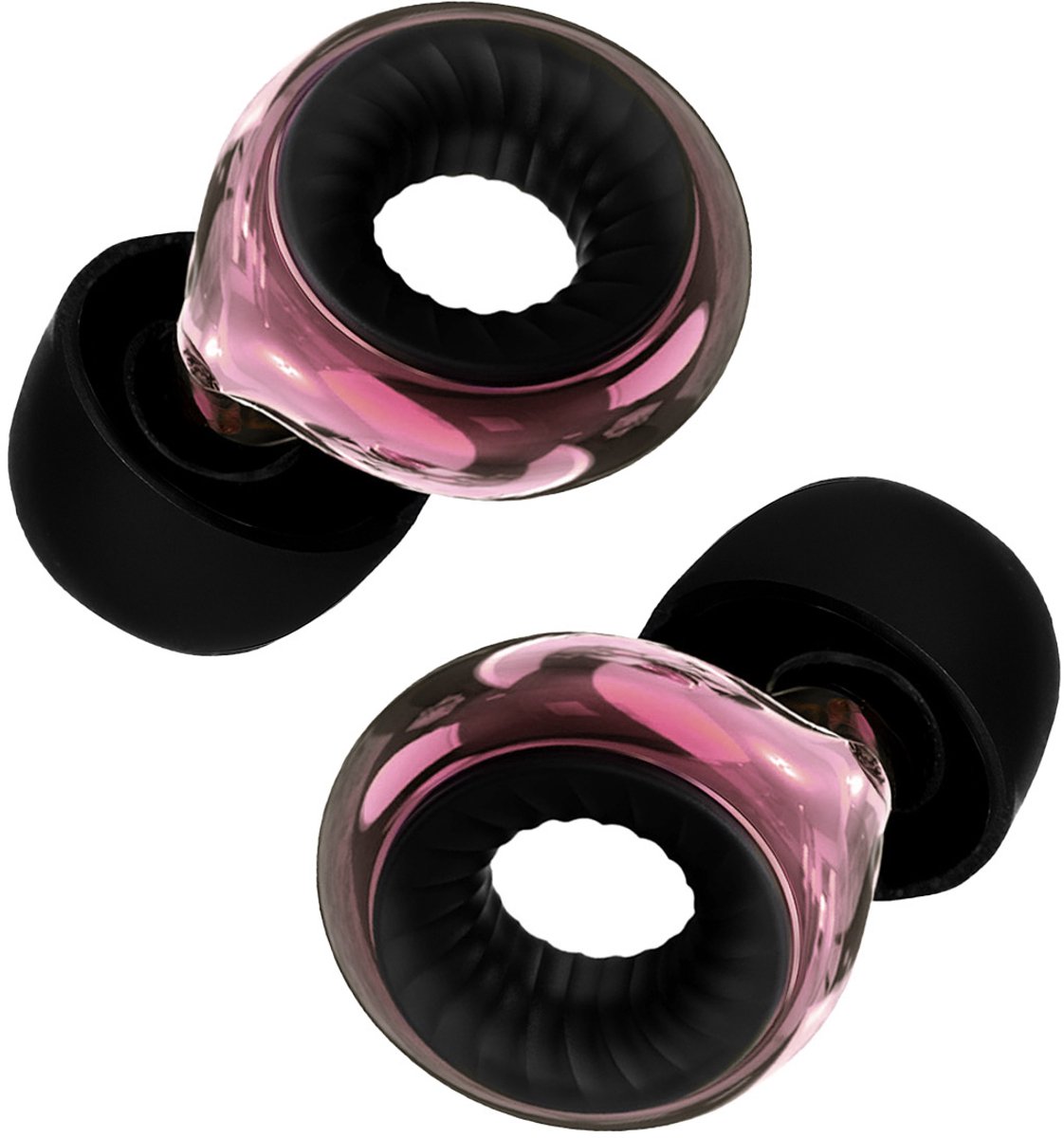 EarPlug - Zatyczki do Uszu - Czarno-Różowy - Geluidsisolatie tot 35 dB - Comfortabel Materiaal