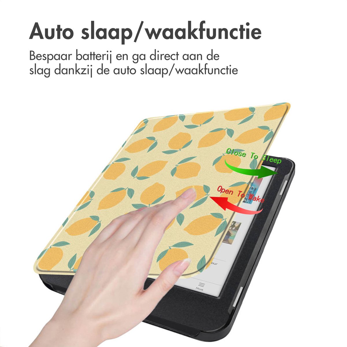 Ereader Hoes - Geschikt voor Kobo Clara BW/Kobo Clara Colour – foto 2