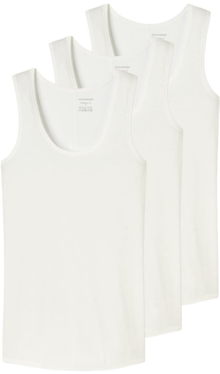 Schiesser Dames onderhemd 3 pack Personal Fit