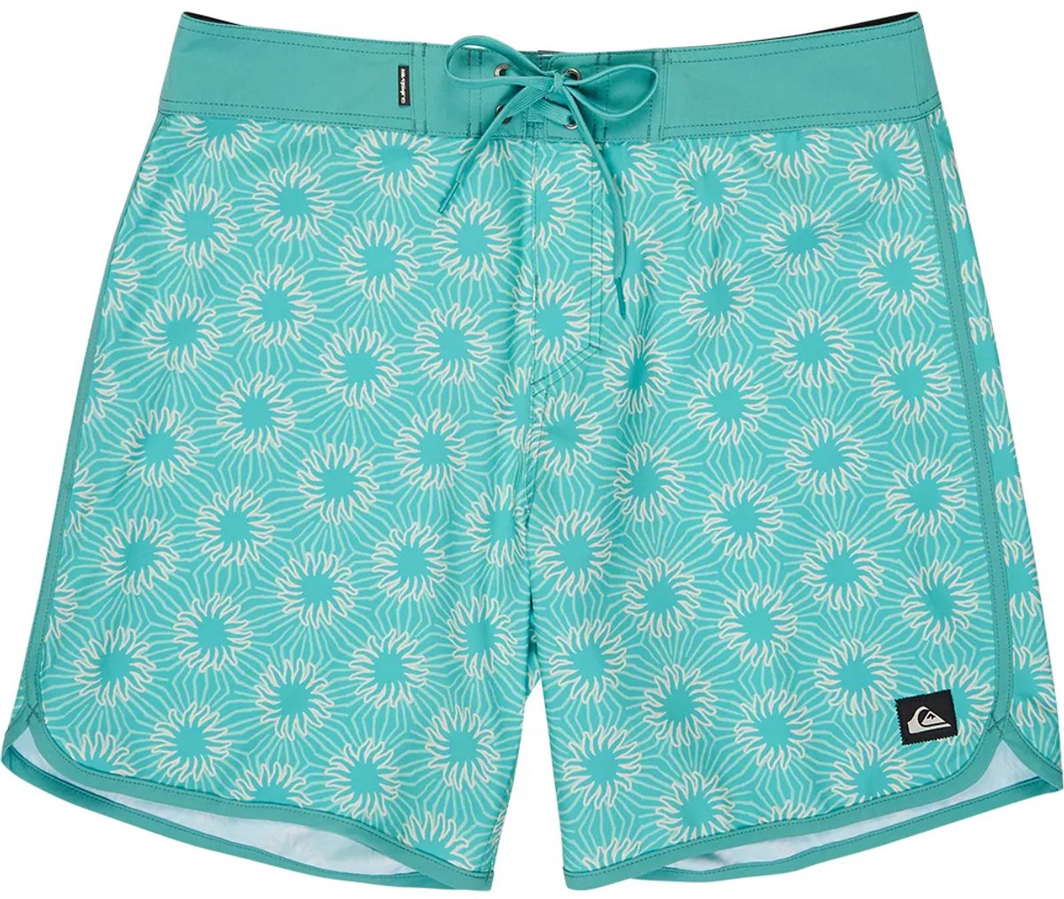 Quiksilver Surfsilk Scallop 18´´ Zwembroek 34 Man Aqua Ocean Mayhem