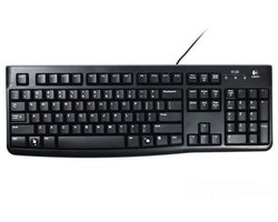 Logitech K120 - Bedraad Toetsenbord - QWERTY - ISO - Zwart