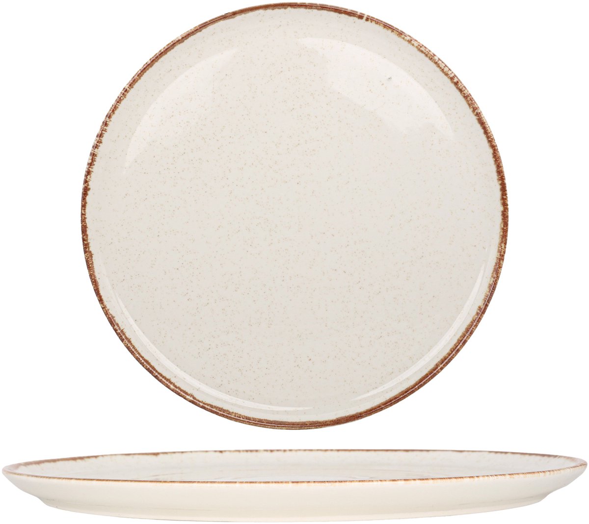 Rinart Pizzabord - Brunilda - Porselein - 32 cm - set van 2