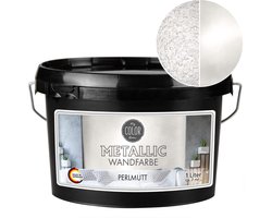 My Color Room Metallic Muurverf - Hoogglans Afwerking - Waterbasis - Terpentine vrij - Parelmoer - 1 Lite