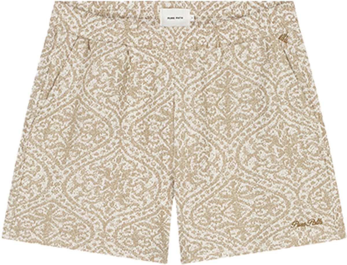 Pure Path Jacquard Pattern Shorts