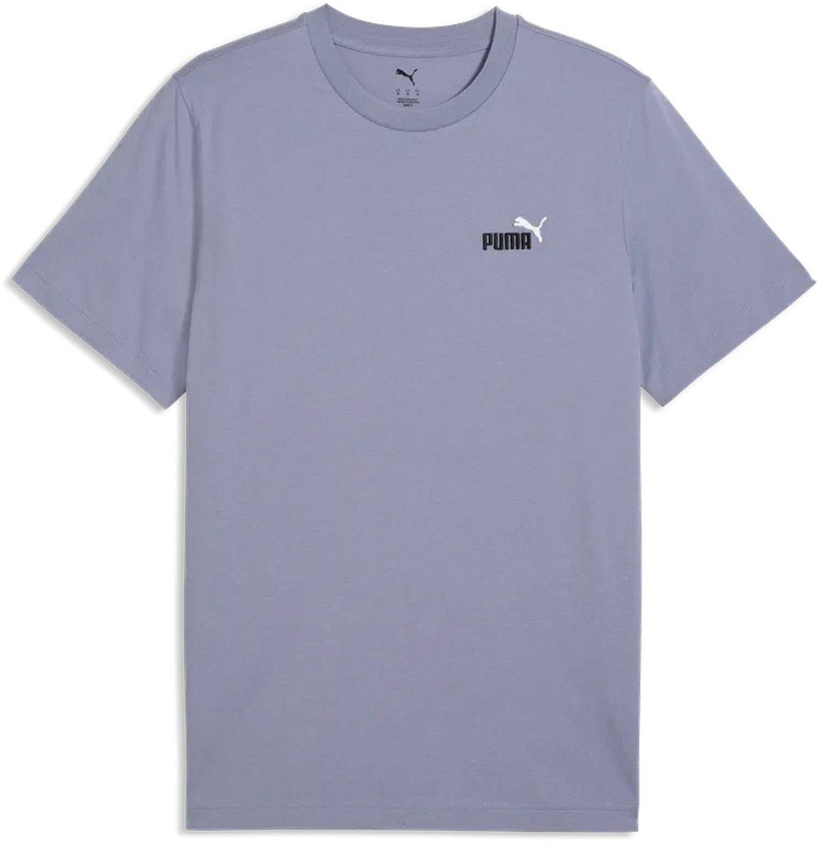 Puma Essentials 2 Color Small No. 1 Logo Shirt Heren Grijs