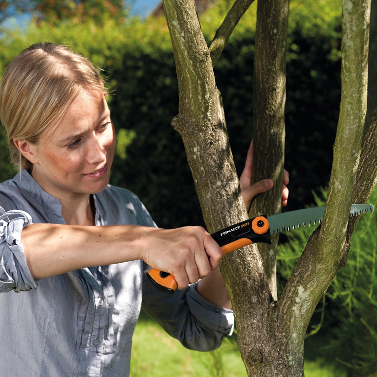 Fiskars Hand Saw - SW73 - Coarse Teeth - 22,5 Cm