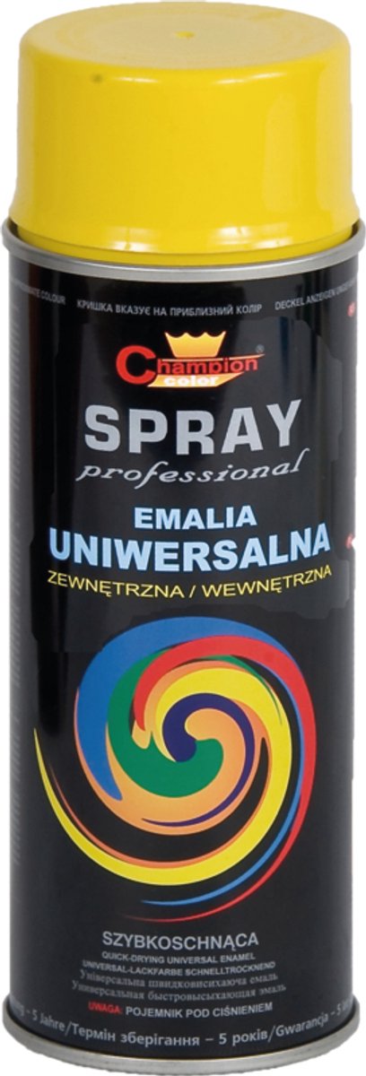 AGTECH - Gele RAL 1023 Emalie - 400 ml - Spuitbus