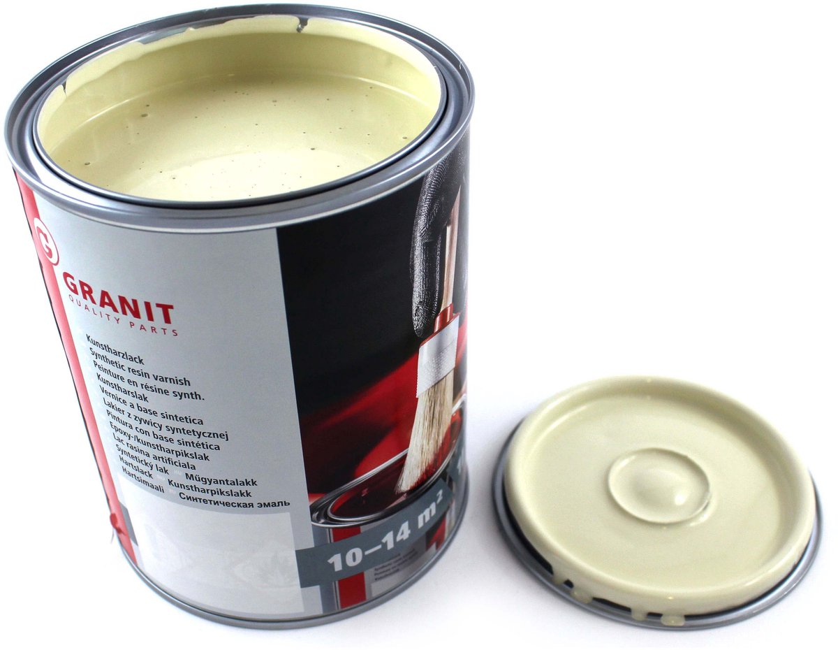 Granit Nopolux Wilckens - Perlemoer Witte Lak - 1L - Binnen en Buiten - RAL 1013