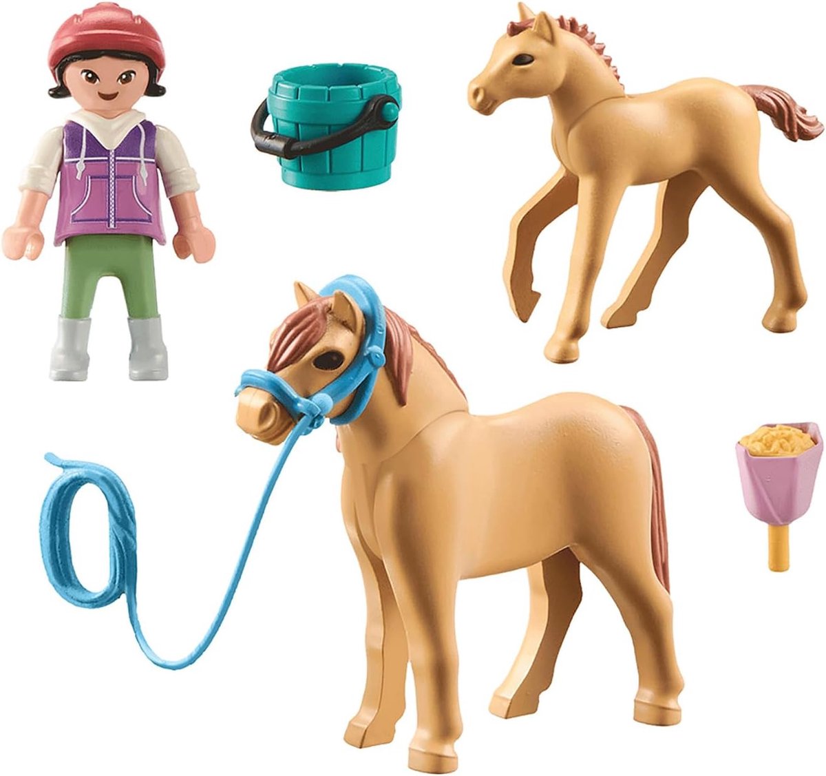 PLAYMOBIL Horses of Waterfall Kind met pony en veulen - 71498 — afbeelding 3