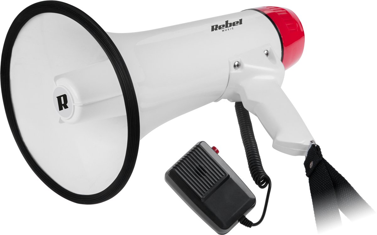 DH10 Serie - Draagbare Megafon - 20W - Hoorn Type - Met Sirene