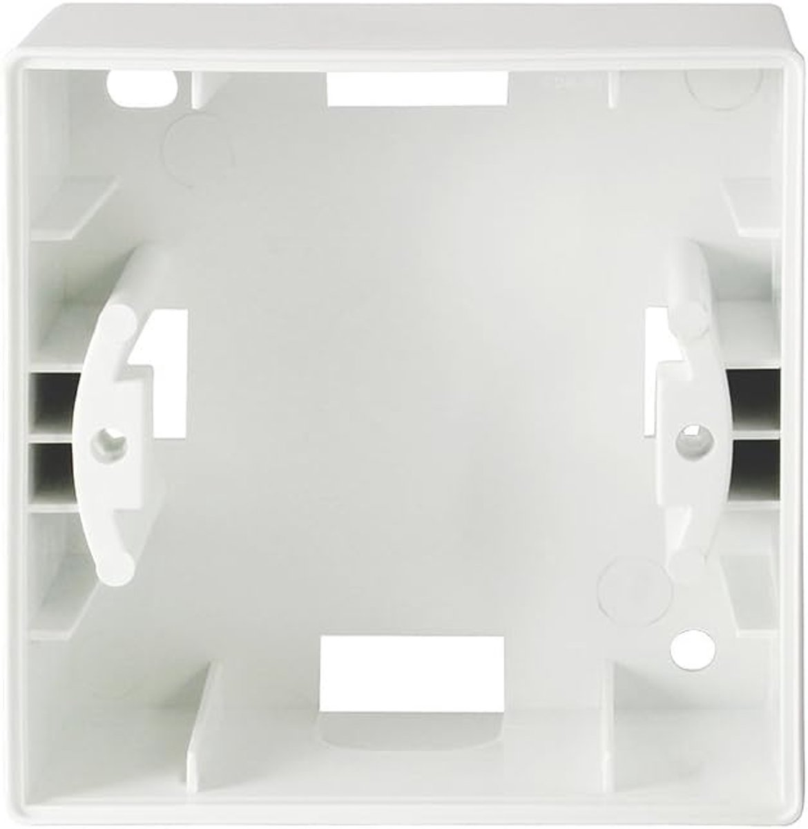 Opbouw Frame - Enkelvoudig Frame - Schakelaar Monteren - Opbouw Installatie - 82x82mm - Wit