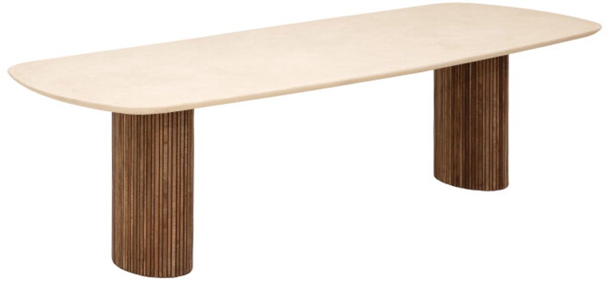 DTP Home Eettafel Lagoon Deens ovaal teakhout mortex - 270x110 cm