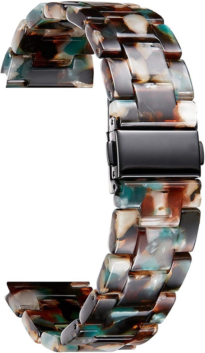 Verstelbare Horlogeband van Hars met Vouwsluiting - Universele Pasvorm