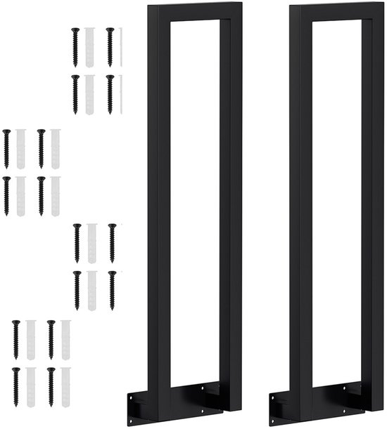 Veiligheid En Stijlvolle U-vormige Trapleuning Voor Binnen En Buiten 90 Cm Metaal Wit