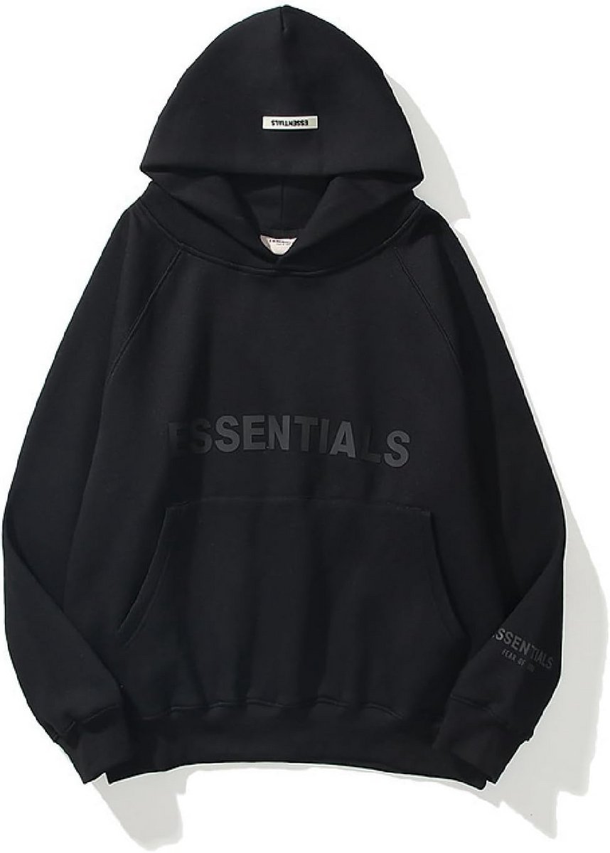 Streetwear Hoodie met Letterprint en Capuchon voor Heren