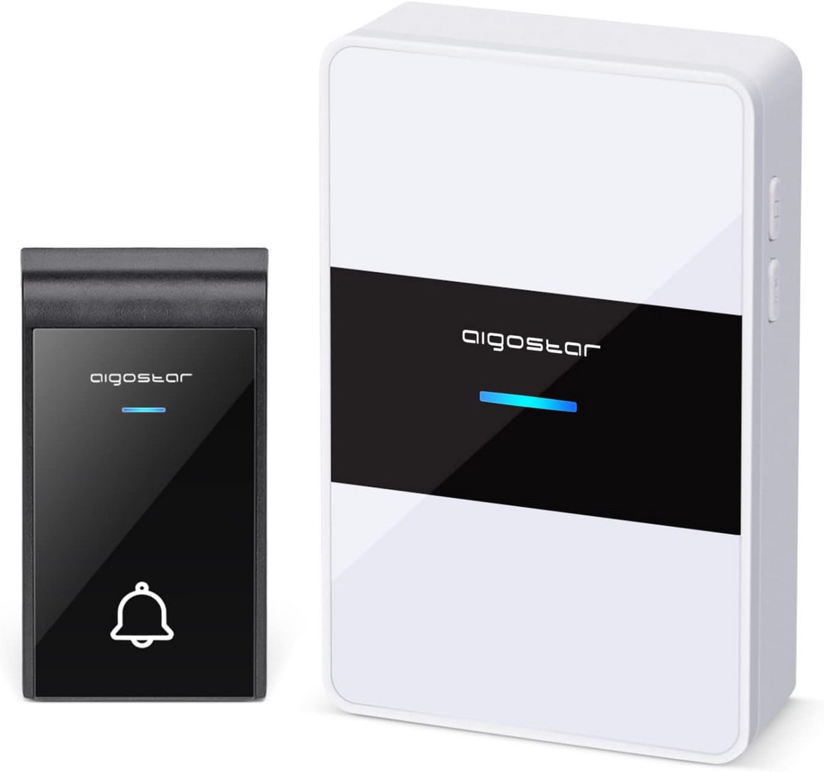 Draadloze Deurbel met 1 Ontvanger Plug&Play Instelbaar Volume en Melodie IP44