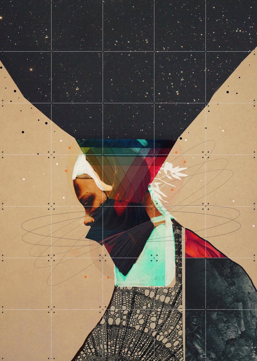 IXXI Beirut Sky, Frank Moth - 100 x 140 cm - Gratis ophangtool - Grote wanddecoratie en posters - Abstract,
