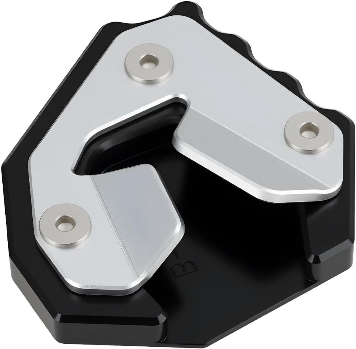 Allecto - Motorfiets Kickstand Pad Side Stand Extender - Compatibel met BMW - S1000XR 2015-2019 - Zijstandaard Verlenger - Stabiel en Duurzaam - Zwart - Extra Steun - Voor BMW Eigenaren - Specifiek Modeluitbreiding.