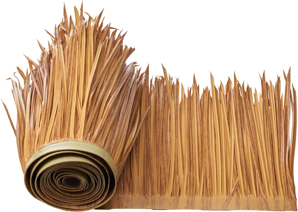 VEVOR Kunstmatig Riet Rieten Dak Simulatie 100x40cm Palm Rieten Dak Rol
