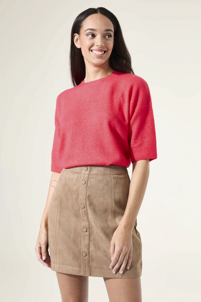GARCIA Dames Effen Rok Bruin