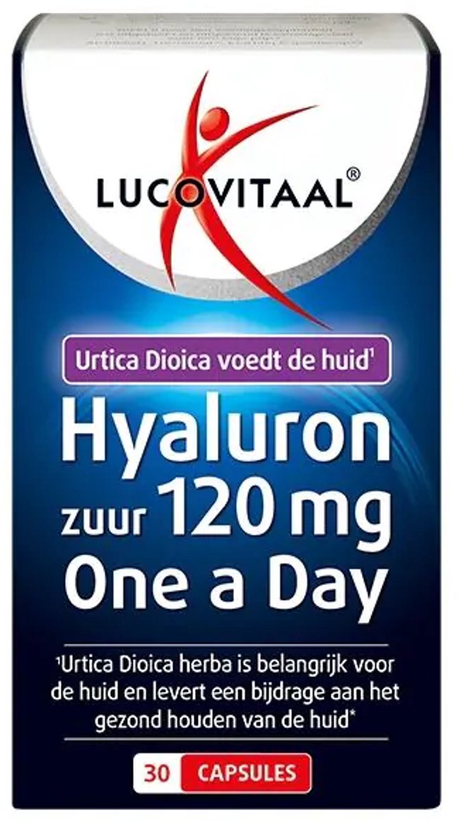 Lucovitaal Hyaluronzuur 120 mg One a Day Voedingssupplement - 30 capsules