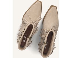 BLASZ Shn3a231-12 Enkellaarsjes - Enkelboots met rits - Dames - Beige - Maat 38