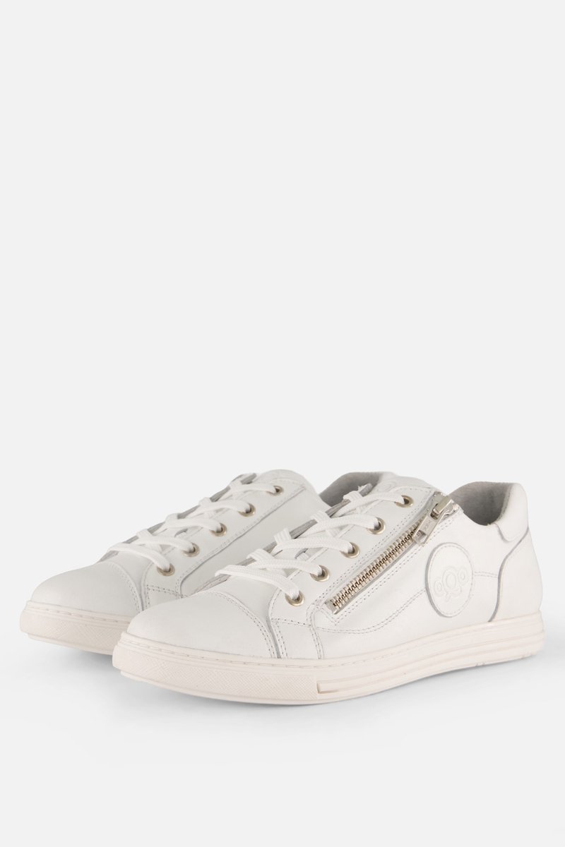 Aqa Sneakers wit Leer - Maat 42