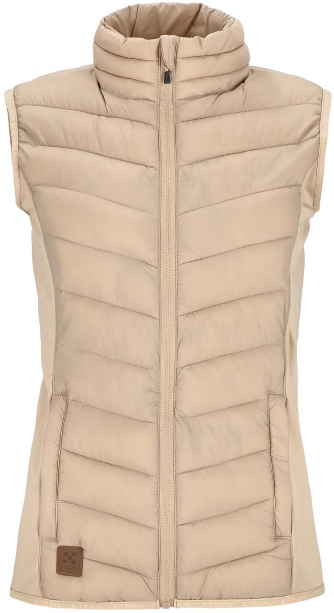 X-trail Hybrid Vest – Outdoorvest voor dames Beige