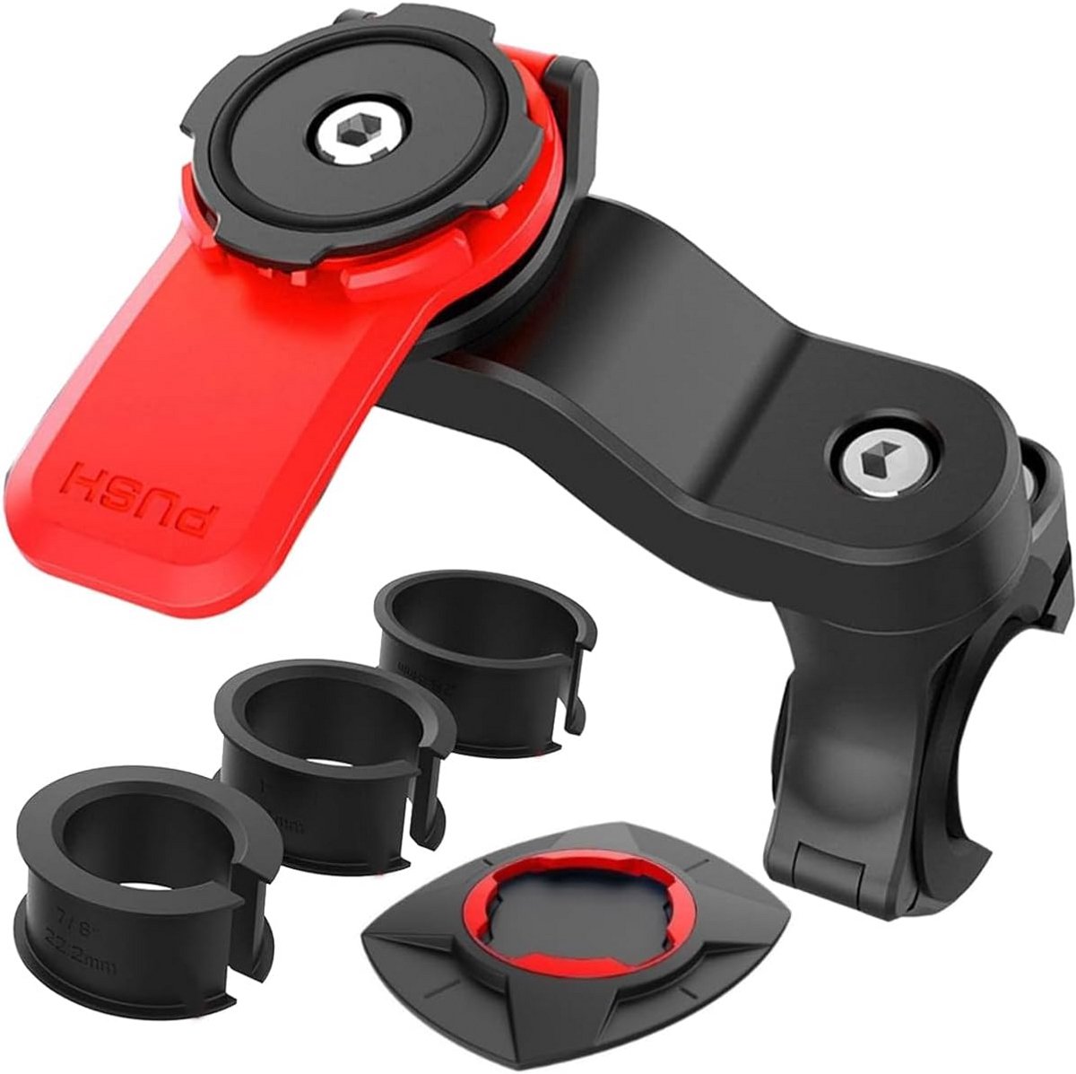 Universele Telefoonhouder voor Fiets en Motorfiets - 360 Graden Draaibaar en Afneembaar