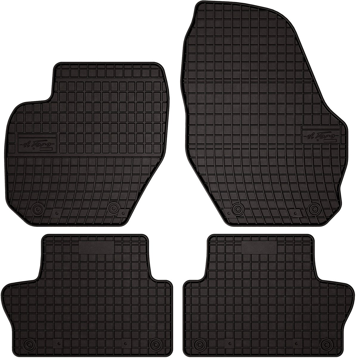 Wielganizator SolidPRO - Auto Vloermatten - Zwart - Volvo XC60 - Op Maat