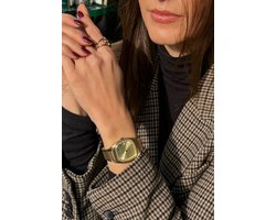 Timex Timex® Automatic 1983 E Line Reissue Automatic Wind Gold-Tone Case: 100% Stainless Steel | Armband: 100% Stainless Steel 34 mm TW2W70800AJ, TW2Y07200AJ