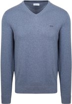 McGregor Trui Merinowol V-Hals Vintage Blauw - Maat XXL - Heren - Pullovers