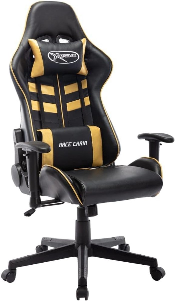 Comfortabele en Verstelbare Gaming Fauteuil met Lendesteun
