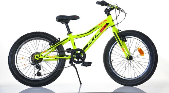 Aurelia Plus - 20 Inch - Mountainbike - Kids Fatbike - Lime/Zwart - 6 Versnellingen van Aurelia — afbeelding 2