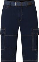 Babista herren Denim Bermuda - 60 - donkerblauw - Plus Size