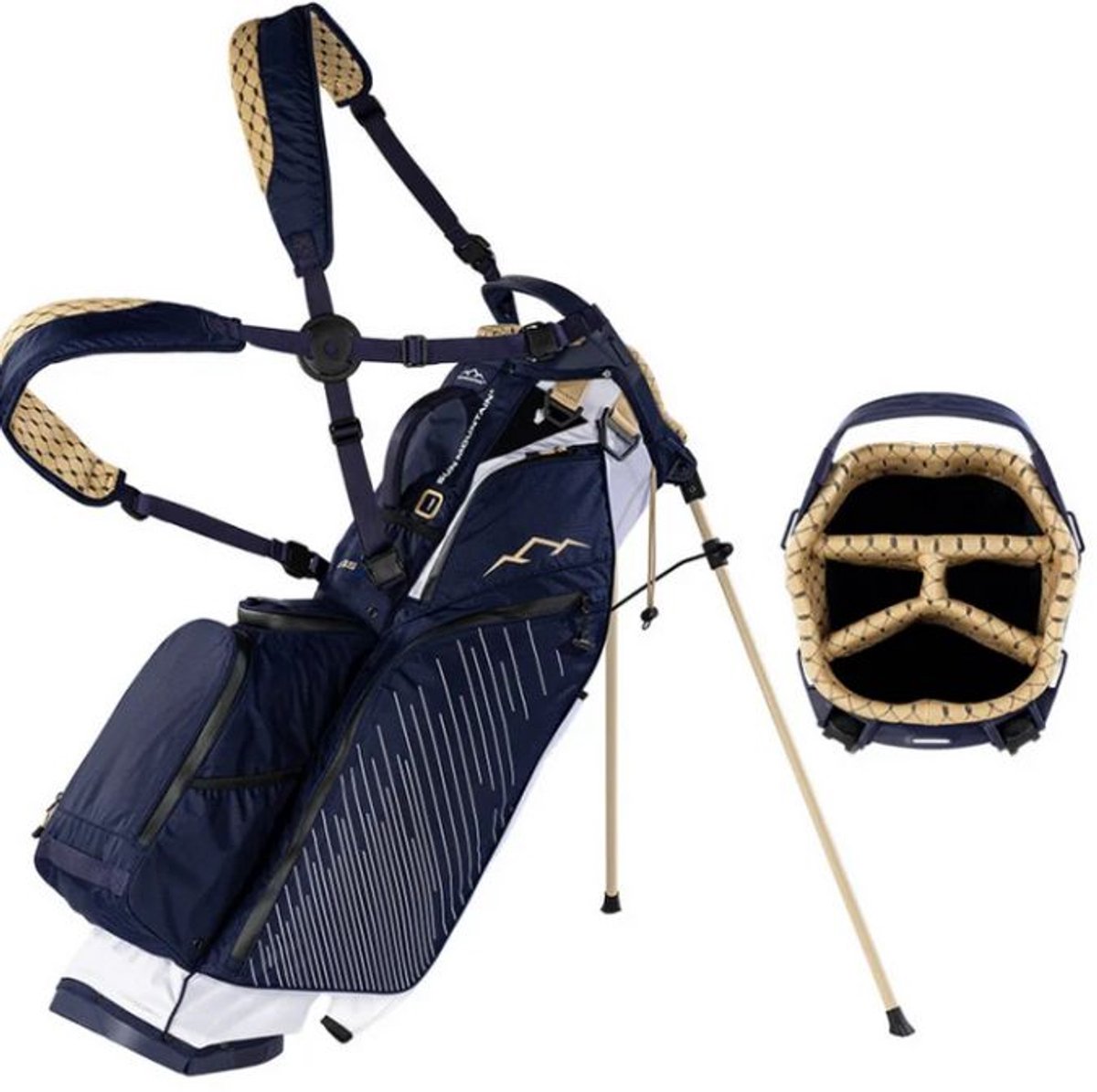 Sun Mountain Eclipse H2NO Waterdichte Standbag 3.5 Nickel White Gold