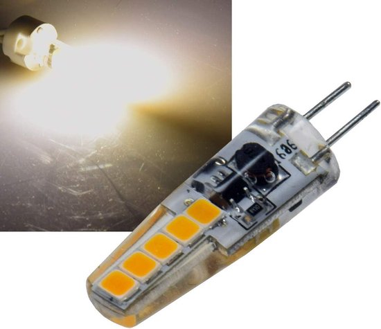 G4 LED Lamp 2W Silicone Warm Wit 190 Lumen 12V Hoogwaardige Vervanger | bol