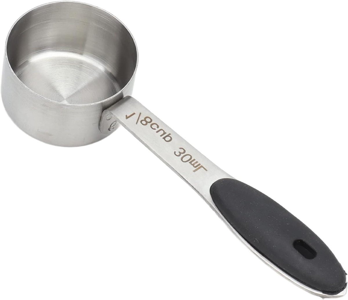 Koffie Maatschep - Koffieschep Maatlepel - Nauwkeurig Doseren - Slijtvast Roestvrij Staal - 30 ml - Zilver