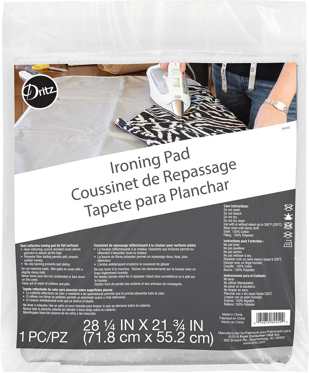 Hittebestendige Strijkmat voor Tafel - Ironing Pad met Antislip Onderkant