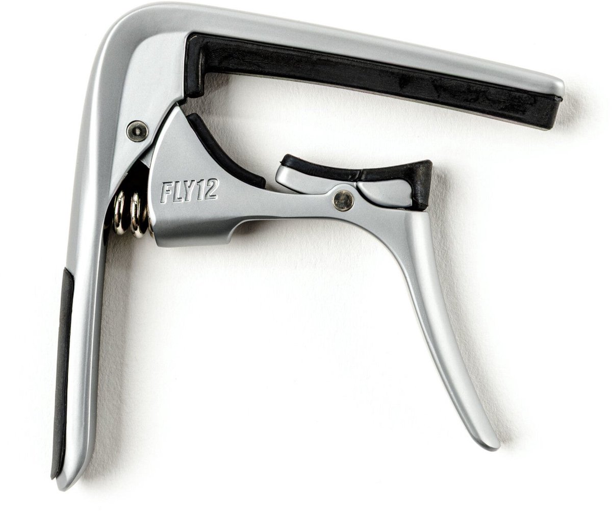 Dunlop 66CSC Trigger Fly Capo Satin Chrome voor 12-snarige gitaar