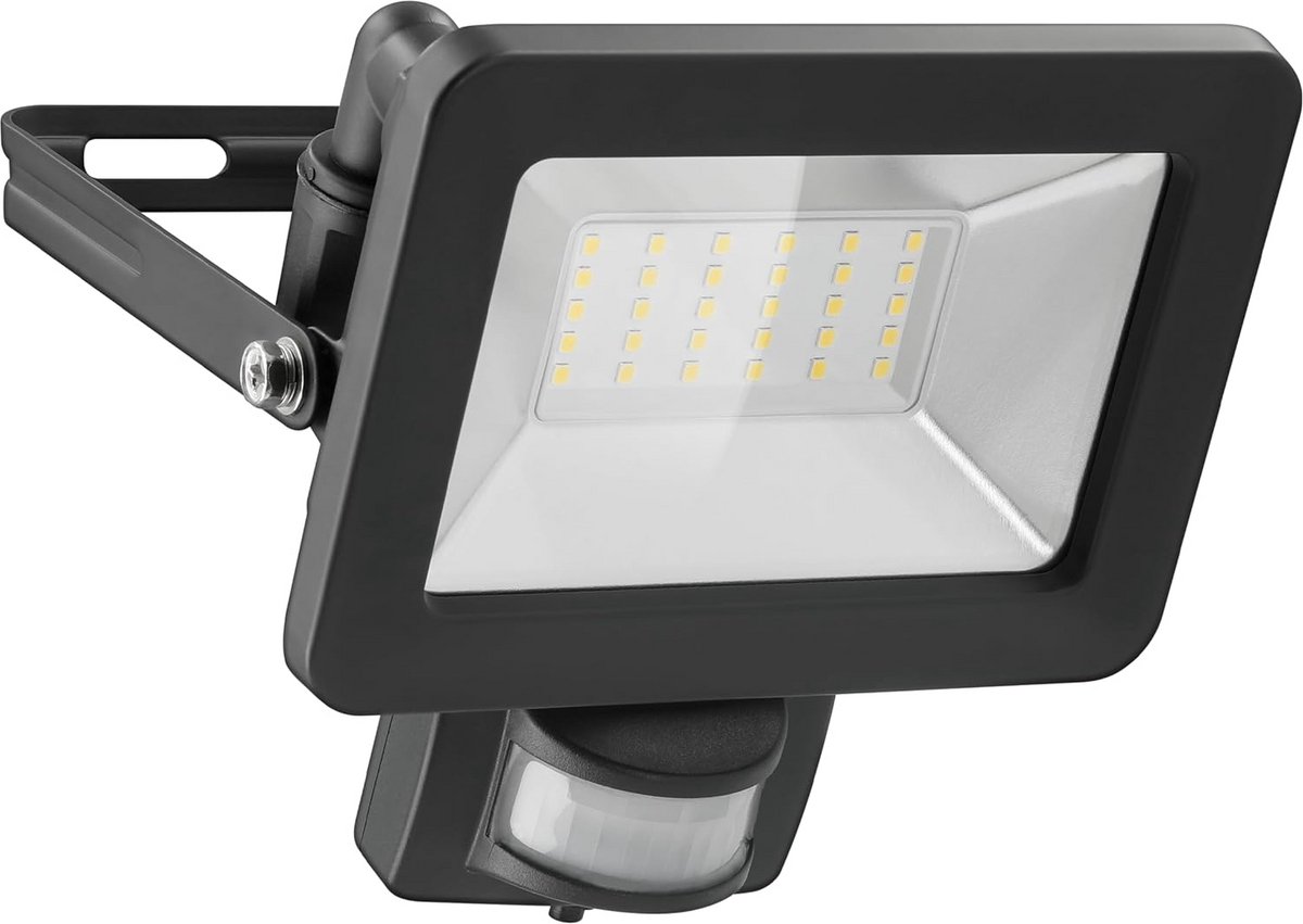 Krachtige LED Schijnwerper met Bewegingsmelder - 30W en Neutraal Wit Licht