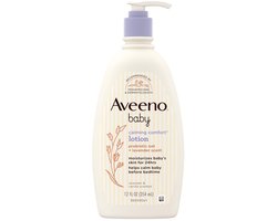 Aveeno Baby Calming Comfort Body Lotion – Hydraterende Babylotion met Lavendel & Vanille – Met Prebiotische Havermout – 354ML