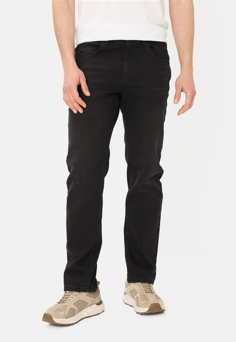 camel active Relaxed-fit jeans met five-pocket-design - Maat menswear-31/30 - Grafietgrijs