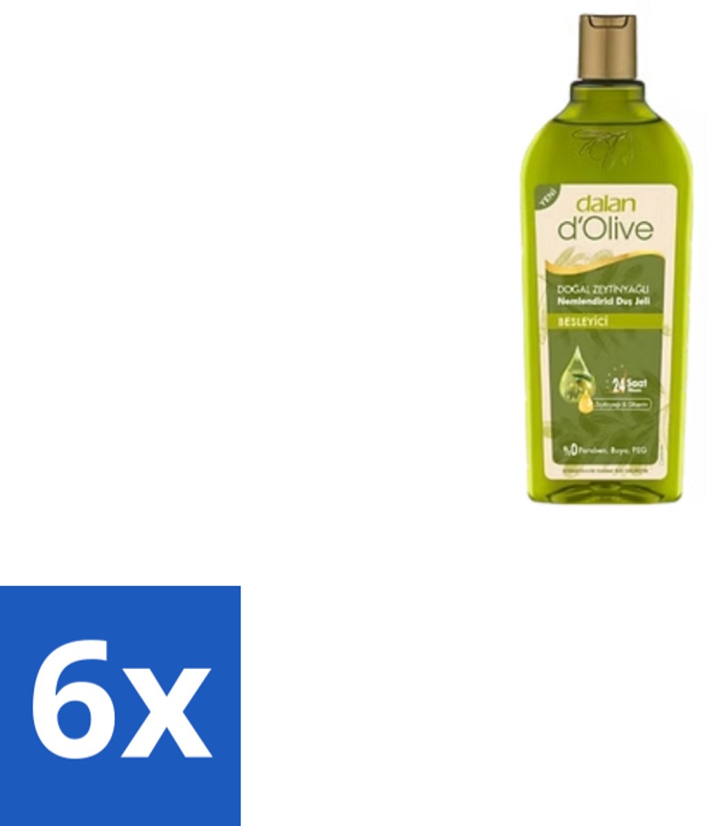 Dalan d’Olive – Douchegel – Moisturizing Nourishing – 400 ml - Voordeelverpakking - 6 stuks